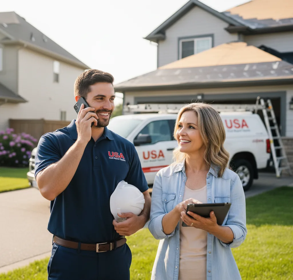 USA Roof Repair Experts customer support in Vestaburg